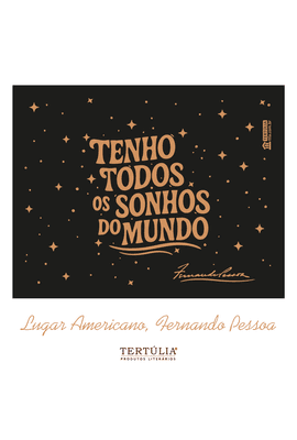 LUGAR AMERICANO Pessoa - Preto - Tertúlia Produtos Literários