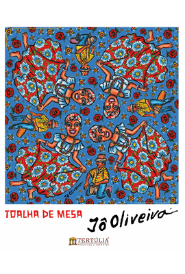 TOALHA DE MESA CARNAVAL - JÔ OLIVEIRA - Tertúlia Produtos Literários