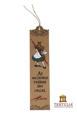 MARCADOR DE PÁGINAS TERTÚLIA - Mundo Alice - Tertúlia Produtos Literários