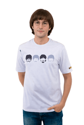 Camiseta Beatles - Branca - Tertúlia Produtos Literários
