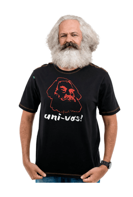 Camiseta Karl Marx - Preta - Tertúlia Produtos Literários