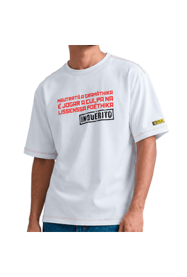Camiseta Renan Inquérito - Branca - Tertúlia Produtos Literários
