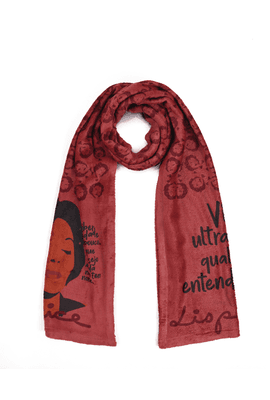 CACHECOL TERTÚLIA CLARICE - Vermelho - Tertúlia Produtos Literários