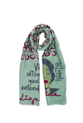 CACHECOL TERTÚLIA CLARICE - Verde - Tertúlia Produtos Literários