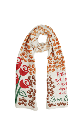 CACHECOL TERTÚLIA CORA CORALINA - Off-white - Tertúlia Produtos Literários