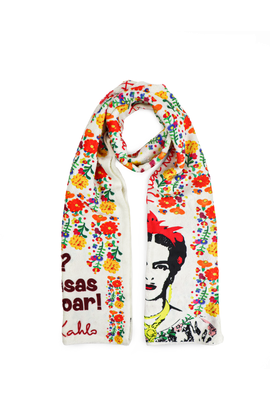 CACHECOL TERTÚLIA FRIDA - Off-white - Tertúlia Produtos Literários