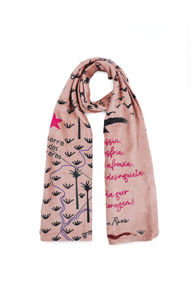 CACHECOL TERTÚLIA GUIMARÃES - Salmão - Tertúlia Produtos Literários