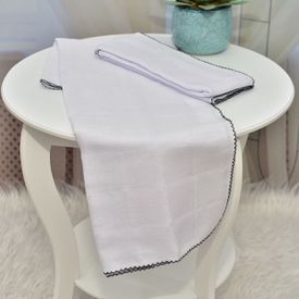 Fralda Bebê Plus Multiuso Marinho 2 peças - TexNew Bebê