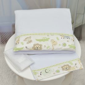 Kit Para Carrinho Bebê Safari - TexNew Bebê