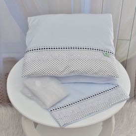 Kit Para Carrinho Bebê Poazinho Marinho - TexNew Bebê