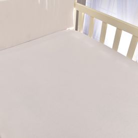 Lençol Bebê de Malha Avulso Branco Com Elástico - TexNew Bebê