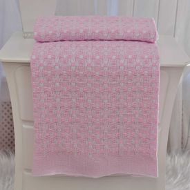 Cobertor Bebê Térmico Rosa - TexNew Bebê