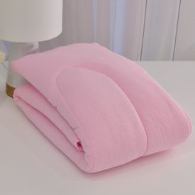 Edredom Bebê Malha Rosa - TexNew Bebê
