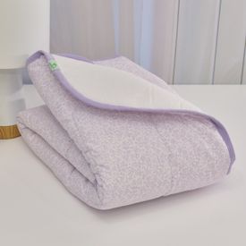 Edredom Bebê Tricoline Provençal Lilás - TexNew Bebê