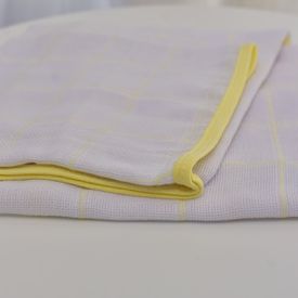 Toalha Bebê Fralda Com Capuz Amarelo - TexNew Bebê