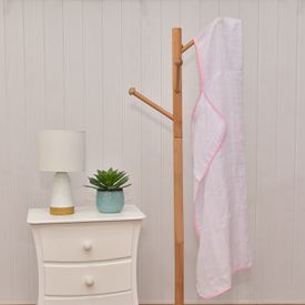 Toalha Bebê Fralda Com Capuz Rosa - TexNew Bebê