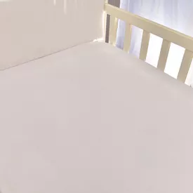 Lençol Bebê de Malha Avulso Branco Com Elástico - TexNew Bebê