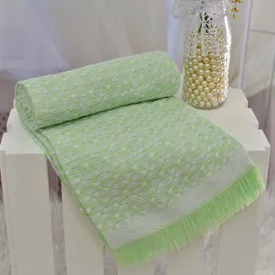 Manta Bebê Primavera Térmica Verde - TexNew Bebê