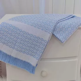Manta Bebê Verão Térmica Azul - TexNew Bebê