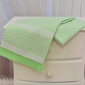Manta Bebê Verão Térmica Verde - TexNew Bebê