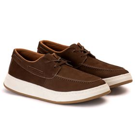 Casual Dockside Mocassim Masculino Em Couro - Artoro Calçados
