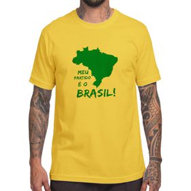 Camiseta Seleção Brasileira Amarela 100% Algodão -... - CÉLULA Company