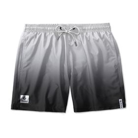 Short Praia - Degradê Branco Preto - CÉLULA Company