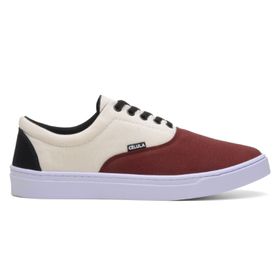 Tênis College - Bordo / Creme - CÉLULA Company