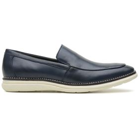 Sapato Casual Azul Navy em Couro - 45881NAVY - MADOK