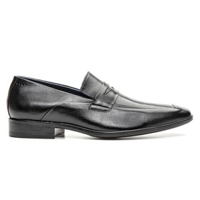 Sapato Social Masculino Preto em Couro - 5827P - MADOK