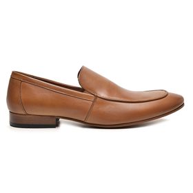 Sapato Social Marrom Tan em Couro - 45885TANW - MADOK