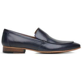 Sapato Social Marinho Navy em Couro - 45885NAVY - MADOK