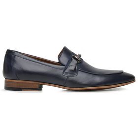 Sapato Social Couro Marinho Premium - 65885NAVY - MADOK