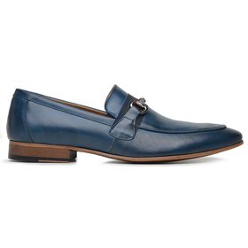 Sapato Social Couro Azul Premium - 65885SK - MADOK