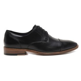 Sapato Social Preto em Couro - 31406PTN - MADOK