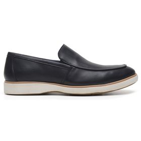 Sapato Casual Preto em Couro - 57996P - MADOK