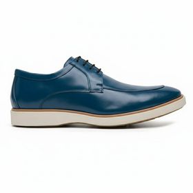 Sapato Casual Azul Sky em Couro - 67996SK - MADOK