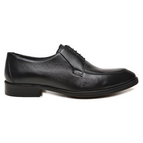 Sapato Social Preto em Couro - 38407P - MADOK