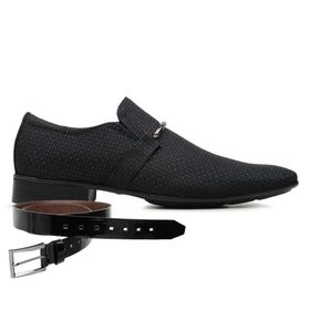 Sapato Social Jota Pe Preto Air Vegan Macqueen + C... - MADOK