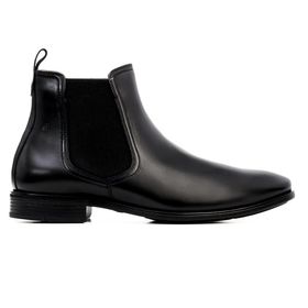 Bota Social Jota Pe Preta Air Alessi Boot - 86050P - MADOK