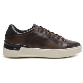 Sapato Jota Pe Casual Marrom 3D Street em Couro -... - MADOK