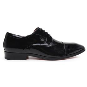 Sapato Social Jota Pe Verniz Preto Thomas - 88551 - MADOK