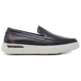 Sapato Jota Pe Casual Preto em Couro Air Sonic - 8... - MADOK