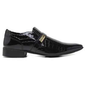 Sapato Social Jota Pe Preto Verniz Air Dixon Gold ... - MADOK