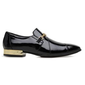 Sapato Social Jota Pe Preto Mb Gold - 74187 P - MADOK