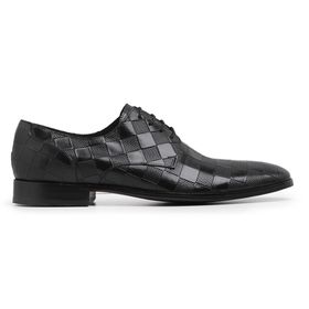 Sapato Social Preto em Couro Dama - 70223PDAMA - MADOK
