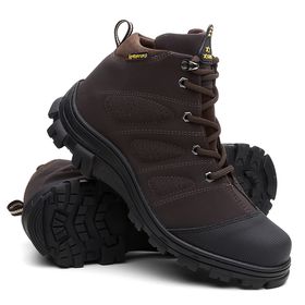 Bota Adventure Masculina Café REF 5001C - Lorenzzo... - Lorenzzo Lopez