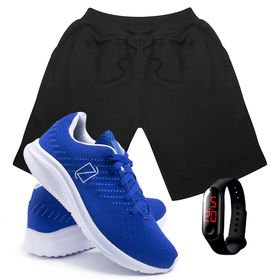 Kit Bermuda Moletom Masculina + Tenis Masculino Co... - Lorenzzo Lopez