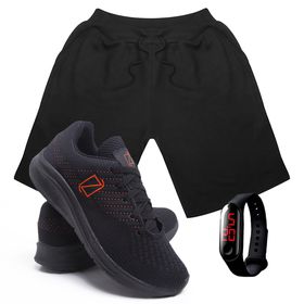 Kit Bermuda Moletom Masculina + Tenis Masculino Co... - Lorenzzo Lopez