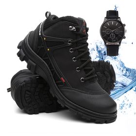 Coturno Masculino Aventura Bota Trilha REF 5000 Pr... - Lorenzzo Lopez